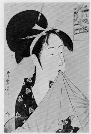 Kitagawa Utamaro: （暑さ） - Ritsumeikan University