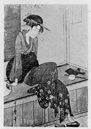 Kitagawa Utamaro: （水茶屋） - Ritsumeikan University