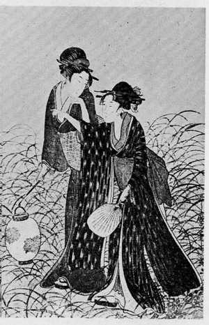 Kitagawa Utamaro: （道行 右） - Ritsumeikan University