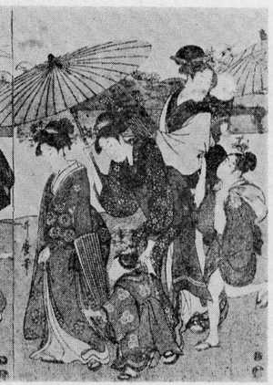 Kitagawa Utamaro: （花見 １） - Ritsumeikan University