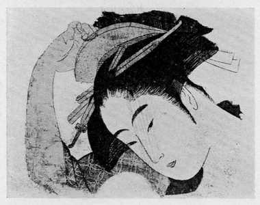 Kitagawa Utamaro: （櫛） - Ritsumeikan University