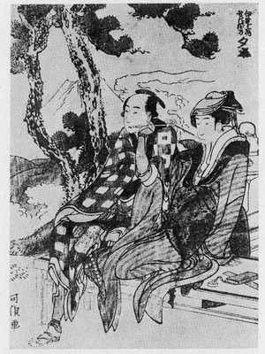 Katsushika Hokusai: 「伊達与作関小万」 - Ritsumeikan University