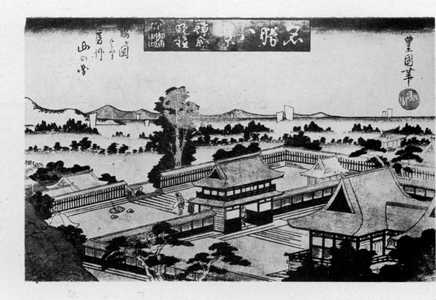 Utagawa Toyoshige: 「鎌倉晩鐘」 - Ritsumeikan University