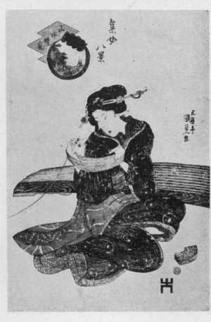 Utagawa Kunisada: 「集女八景」 - Ritsumeikan University
