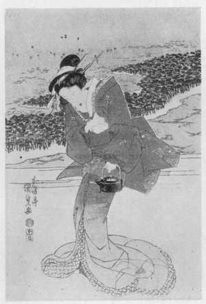 Japanese Print "（銚子）" by Utagawa Kunisada, 歌川国貞 (国貞〈1〉)