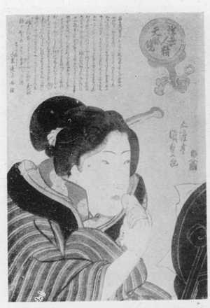 Utagawa Kunisada: 「浮世人精天目鏡」 - Ritsumeikan University