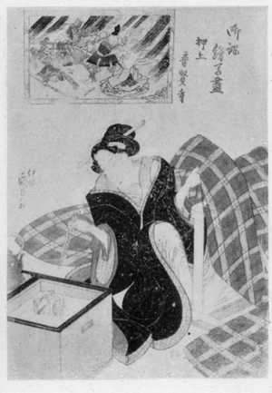 Utagawa Kunisada: 「御誂絵馬画 押上普賢寺額の内」 - Ritsumeikan University
