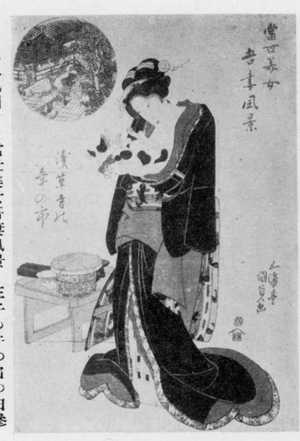 Utagawa Kunisada: 「当世美女吾妻風景」 - Ritsumeikan University