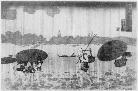 Utagawa Kuniyoshi: 「東都御厩川岸の図」 - Ritsumeikan University
