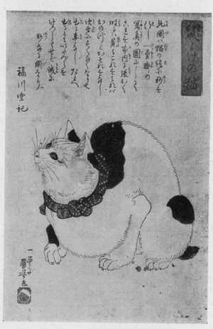 歌川国芳: 「鼠よけの猫」 - 立命館大学