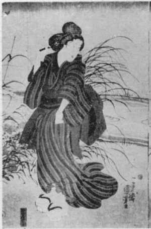 Utagawa Kuniyoshi: （四季遊観納涼ほたる 左） - Ritsumeikan University