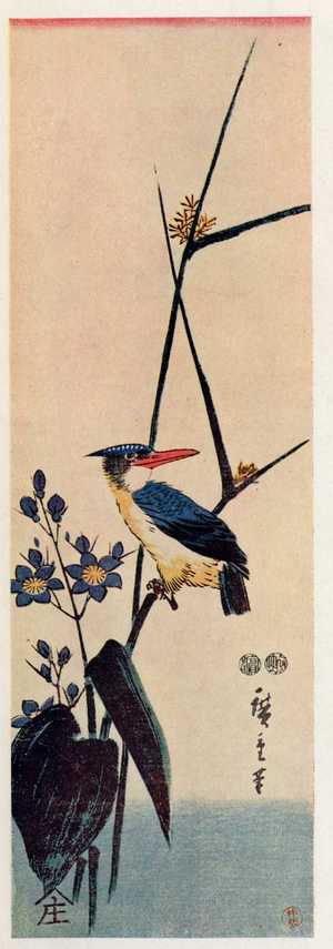 Utagawa Hiroshige: （花鳥図二種） - Ritsumeikan University
