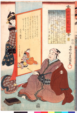 Utagawa Kunisada: 「誠忠大星一代話」「十七」 - Ritsumeikan University