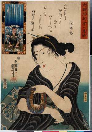 Utagawa Kuniyoshi: 「大願成就有ヶ滝縞」 - Ritsumeikan University