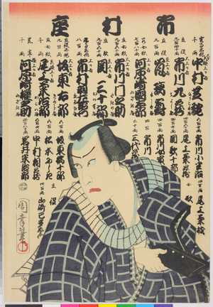 Japanese Print "「市村座」" by 周幸