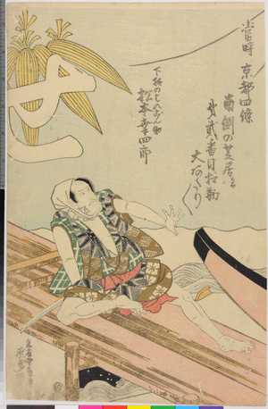 Utagawa Kunisada: 「下駄のは入ごん助 松本幸四郎」 - Ritsumeikan University