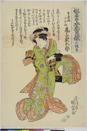 Utagawa Kunitomi: 「仮名手本忠臣蔵」「二段目」 - Ritsumeikan University
