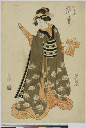 Utagawa Toyokuni I: 「おそめ 瀬川路考」 - Ritsumeikan University