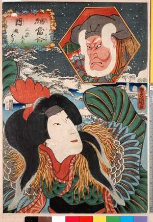 Utagawa Kunisada: 「絵当合」「酉」 - Ritsumeikan University