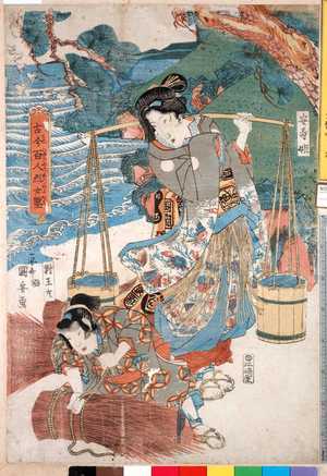 Utagawa Kuniyasu: 「古今百人列女鑑」 - Ritsumeikan University