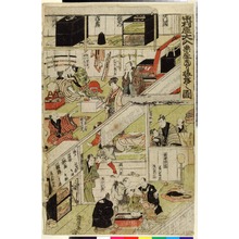 Utagawa Kunisada: 「中村座大入楽屋 当り振舞之図」 - Ritsumeikan University