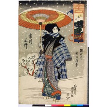 Utagawa Kunisada: 「隅田川雪の勝景」 - Ritsumeikan University