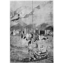 Japanese Print "（南蛮人来朝図部分図）" by Unknown, 無款 (−)
