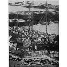 Japanese Print "（南蛮人来朝図部分図）" by Unknown, 無款 (−)