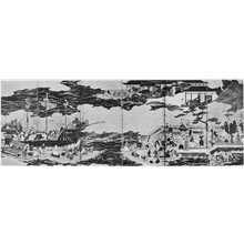 Japanese Print "（南蛮人来朝図）" by Unknown, 無款 (−)
