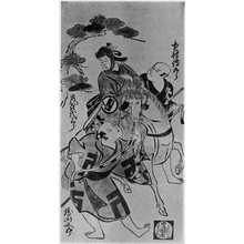 Unknown, 無款 ()による浮世絵「（中村伝九郎 嵐喜代三郎と勝又五郎）」