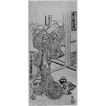 Japanese Print "「びくに座敷風」" by 万長
