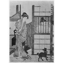 Torii Kiyonaga: 「色競艶婦姿 風呂場」 - Ritsumeikan University