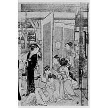 Kitagawa Utamaro: （酒宴図 右） - Ritsumeikan University