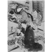 日本版画 "「さつきさう小湯 中」" 由 Utagawa Kunisada, 歌川国貞 (国貞〈1〉) 创作