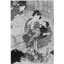 Japanese Print "「さつきさう小湯 左」" by Utagawa Kunisada, 歌川国貞 (国貞〈1〉)