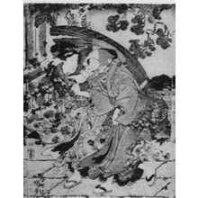 Utagawa Kunisada: 「三囲の夕立 中」 - Ritsumeikan University