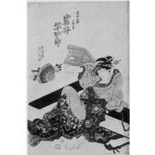 日本版画 "「岩井半四郎」" 由 Utagawa Kunisada, 歌川国貞 (国貞〈1〉) 创作