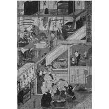 Utagawa Kunisada: 「中村座大人楽屋當振舞図 １」 - Ritsumeikan University
