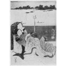 Utagawa Kuniyoshi: 「当盛今戸の夜げしき 左」 - Ritsumeikan University