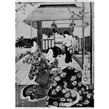 Utagawa Kunisada II: 「源氏写嵯峨新瀧 中」 - Ritsumeikan University