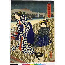 Utagawa Kunisada: 「四条河原夕涼ノ図」 - Ritsumeikan University