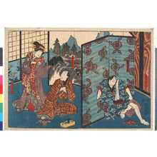 Utagawa Kunisada: 「丹波屋鬼蔵」「亀屋忠兵衛」「つちや梅川」 - Ritsumeikan University