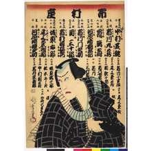 Japanese Print "「市村座」" by 周幸