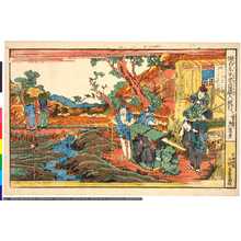 Japanese Print "「仮名手本忠臣蔵 六段目」" by Keisai Eisen, 渓斉英泉 (英泉)