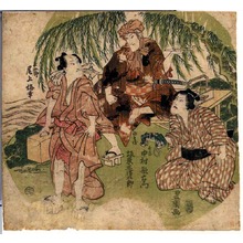 Utagawa Toyokuni I: 「長吉 中村歌右衛門」「由兵衛 坂東三津五郎」「長五郎 尾上梅幸」 - Ritsumeikan University