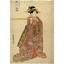 Utagawa Toyokuni I: 「兵部娘小いな 瀬川仙女」 - Ritsumeikan University