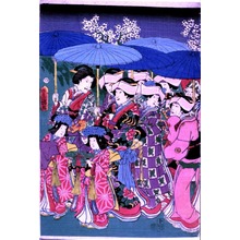 Utagawa Kunisada: 「鏡山行烈ノ図」 - Ritsumeikan University