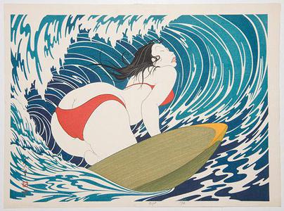 Okada Yoshio: Surfer Girl 12/100 - Robyn Buntin of Honolulu