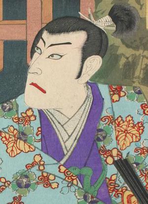 Toyohara Kunichika: Ichikawa Danjuro as Kagekiyo - Robyn Buntin of Honolulu