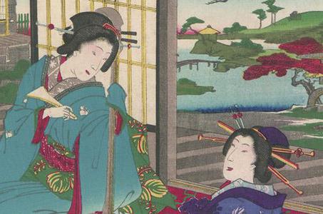 Toyohara Chikanobu: Two Beauties - Robyn Buntin of Honolulu